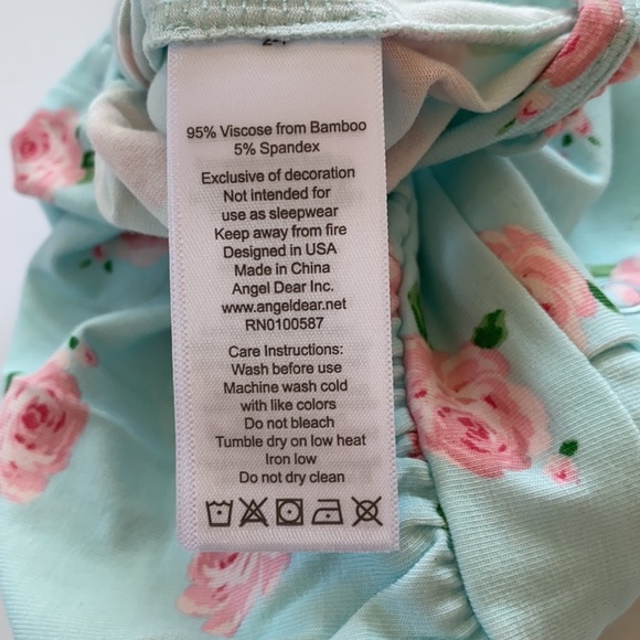 Angel Dear Bamboo Knit Romper Baby Girl - Picture 6 of 6